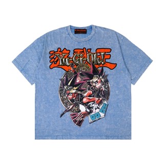 Yu GI OH OVERSIZE เสื้อยืดดิบ ซักได้