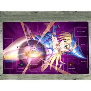 Yugioh Playmat Dark Magician Girl BMG TCG CCG แผ่นรองเมาส์เกมมิ่ง สําหรับเล่นเกม