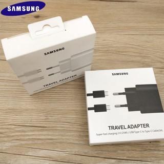 SAMSUNG แท้ อะแดปเตอร์พาวเวอร์ชาร์จเร็ว Usb Type C 25W S21 A52S A53S F62 S20 FE S22 5G สําหรับ Galaxy Note20 S10