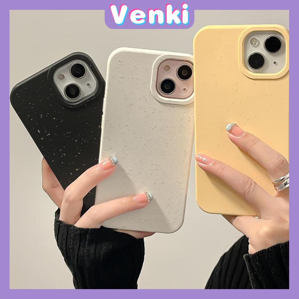 Venki - เข้ากันได้สำหรับ เคส iphone 11 เคสไอโฟน เคสไอโฟน11 เป็นมิตรกับสิ่งแวดล้อม Wheat Grass เคสโทรศัพท์ TPU นุ่มกันกระแทกป้องกัน Simple Solid สีเข้ากันได้กับ iPhone 14 13 Pro max 12 Pro Max 11 xr xs 7 8