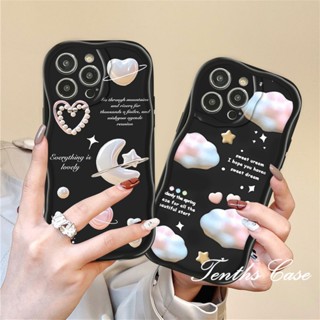 เคสโทรศัพท์มือถือ ขอบโค้ง ลายคลื่น 3D สําหรับ Samsung A14 A34 A54 A03 A03s A04 A04e A04s A23 A13 A33 A53 A12 A22 A52 A52s A32 A51 A50 A50s A30s