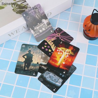 Sunstar การ์ดเกมกระดาน Lenormand Oracle เวอร์ชั่นภาษาอังกฤษ