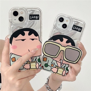 เคสโทรศัพท์มือถือซิลิโคน ลายการ์ตูนชินจังน่ารัก กันกระแทก สําหรับ Apple Iphone 12 11 13 14 PRO MAX 14 13ProMax 12 13pro 11 14pro