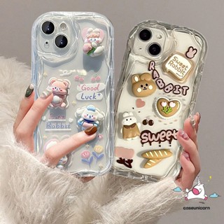 เคสโทรศัพท์มือถือ ลายกระต่าย 3D ขอบหยัก สําหรับ Samsung A14 A04 A50 A24 A13 A50s A23 A04s A12 A30s A32 A10s A03s A52 A21s A11 A31 A52s A20 A02s A51 A03 A20s A30