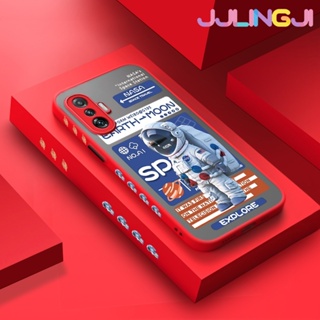 เคสซิลิโคนนิ่ม แบบใส ขอบสี่เหลี่ยม ลายอวกาศ NASA กันกระแทก สําหรับ Xiaomi MI Poco F3 GT Redmi K40 Gaming Poco F4 GT K50