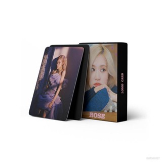 โปสการ์ดรูปภาพ ROSE BLACKPINK Lomo 55 ชิ้น