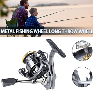 Spinning Fishing Reel Gear Ratio 5.2:1 Max Drag 15KG 2000-7000 Series