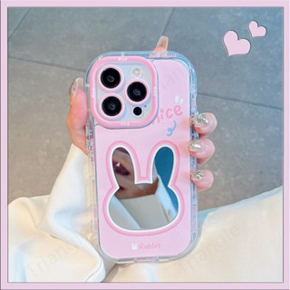 เคสป้องกันโทรศัพท์มือถือ ลายกระต่าย กันกระแทก สําหรับ Iphone 14pro max 13 12 11 14131211เคสโทรศัพท์มือถือ แบบใส กันกระแทก สําหรับ Iphone 14promaxs