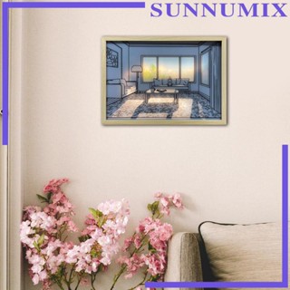 [Sunnimix] ภาพวาดสีน้ํามัน รูปแสงอับ USB สําหรับตกแต่งผนัง