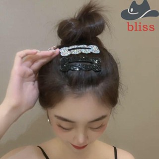 BLISS กิ๊บติดผม โลหะผสม สีพื้น กันลื่น สวยหรู เหมาะกับของขวัญ สไตล์วินเทจ แฟชั่นสําหรับผู้หญิง