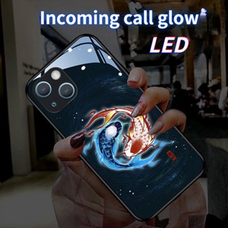 Mg เคสโทรศัพท์มือถือ LED ลายปลาหยินหยาง สําหรับ Huawei P30pro P50pro P40pro+ Honor50pro nova11pro mate50Pro 30Epro nova7se 8se mate40Pro HonorX7 X8 70Pro