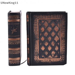 Unewking สมุดโน้ตไดอารี่ ปกแข็ง แบบหนัง สไตล์วินเทจย้อนยุค
