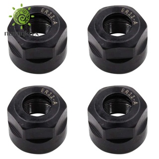 แคลมป์น็อตหกเหลี่ยม ER11-A Type M14 สําหรับเครื่องกลึง CNC Milling Chuck 4 ชิ้น