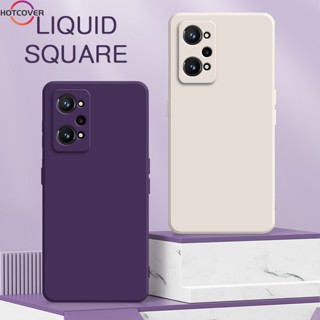 เคสโทรศัพท์มือถือ ซิลิโคนนิ่ม ทรงสี่เหลี่ยม กันกระแทก สีพื้น สําหรับ Realme Q5 Pro Carnival Q5i 5G RealmeQ5 Q5Pro 360