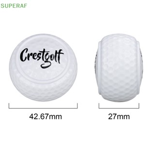 Superaf ขายดี ลูกกอล์ฟ สองชั้น สําหรับผู้เริ่มต้น ฝึกตีกอล์ฟ 1 ชิ้น