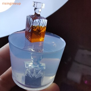 [risingmeup] แม่พิมพ์ซิลิโคน รูปขวดไวน์จิ๋ว 1:12 สําหรับบ้านตุ๊กตา DIY