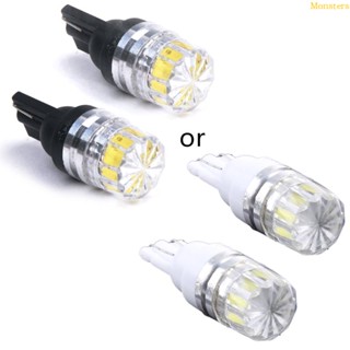 ไฟท้ายรถยนต์ LED T10 5050 W5W 5 SMD 194 168 กันน้ํา สีขาว