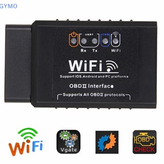 [cxGYMO] Elm327 WIFI OBDII เครื่องสแกนเนอร์วินิจฉัยรถยนต์ สําหรับ iOS Android New HDY