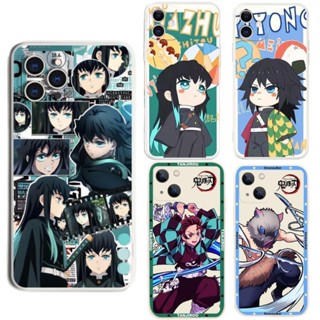 เคสโทรศัพท์มือถือ ซิลิโคนนิ่ม TPU กันกระแทก ป้องกันเต็มเครื่อง ปิดด้านหลัง ลายการ์ตูนอนิเมะ Demon Slayer สีวาว สไตล์ญี่ปุ่น สําหรับ OPPO 8T 7 Pro 7Z Z