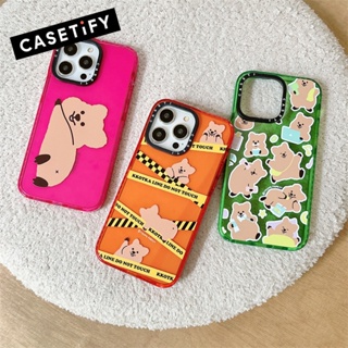 เคสโทรศัพท์มือถืออะคริลิค กันกระแทก ลาย Dinotaeng x CASETiFY สําหรับ IPhone 11 12 13 14 Pro Max IPhone 14 Pro Max IPhone 13 Pro IPhone 12