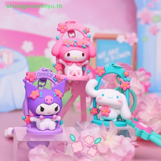 Strongaromonyu Sanrio พวงกุญแจ จี้การ์ตูนอนิเมะ Cinnamoroll My Melody ของขวัญวันเกิด สําหรับผู้หญิง