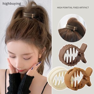 [highbuying] กิ๊บติดผมหางม้า เรียบง่าย เครื่องประดับผม สําหรับผู้หญิง สินค้าใหม่