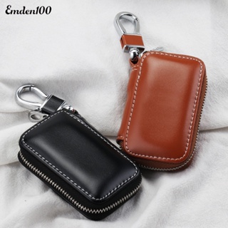 Emden เคสกุญแจรถยนต์ หนังวัวแท้ มีซิป