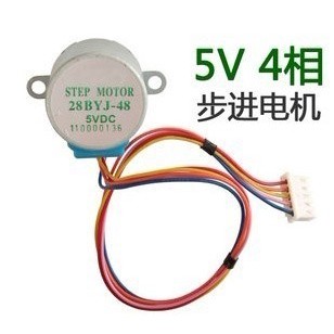 สเต็ปมอเตอร์เกียร์ Dc 5V 4 Phase 5 Wire Stepper Motor 28YBJ-48 25 ซม.