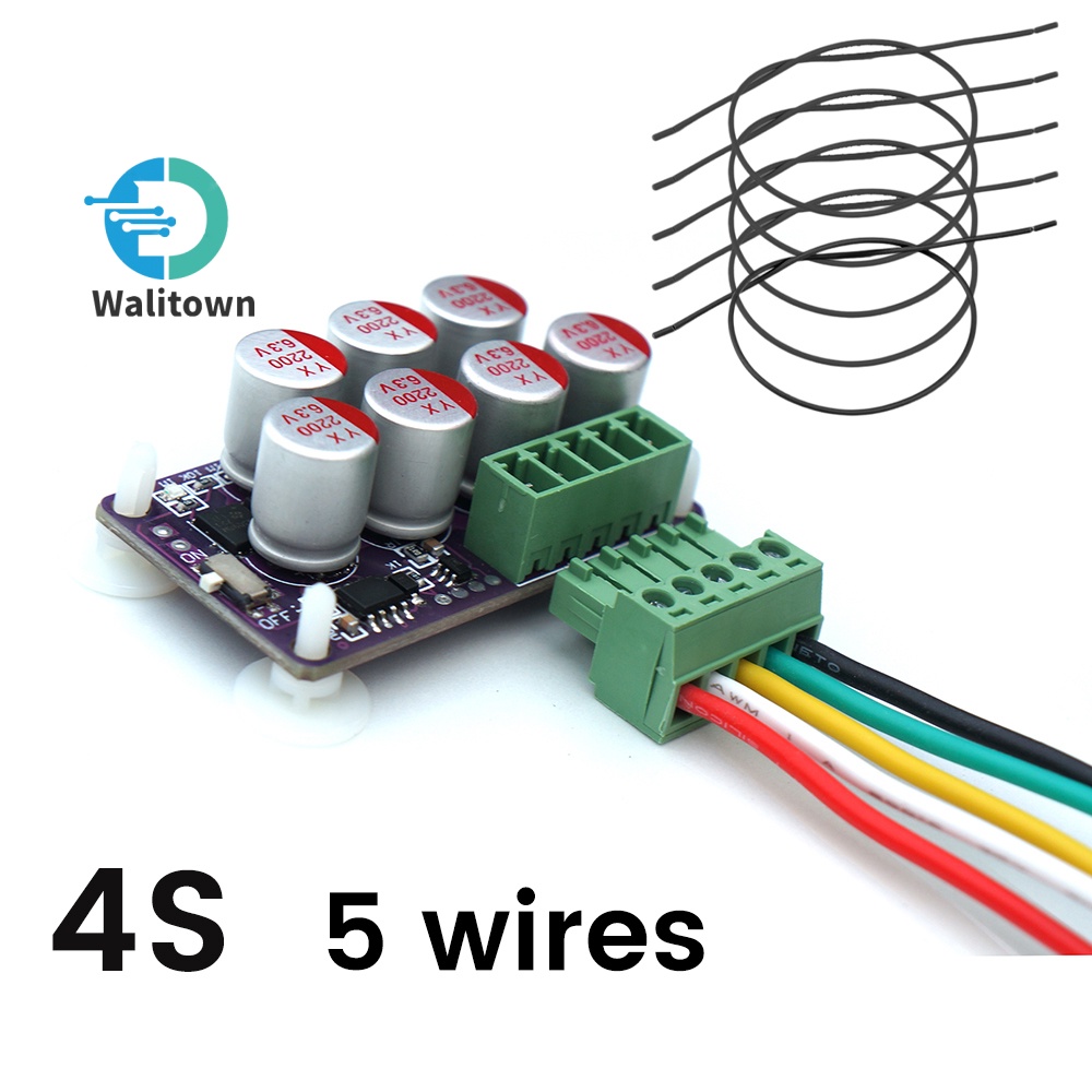 ตัวเก็บประจุแบตเตอรี่ลิเธียม 4S 6S 17S 6A Lifepo4