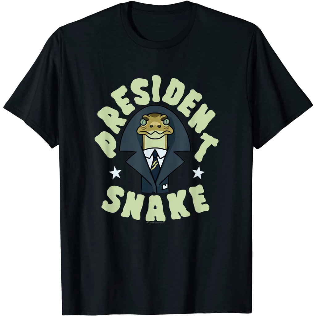 แฟชั่น 🌟พร้อมส่ง🌟เสื้อยืด  Family Tee Couple Tee  T-Shirts Rick and Morty S4E5 Hail President Snake 