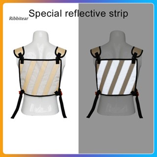 &lt;Ribbitear&gt; กระเป๋าคาดอก สะท้อนแสง ปรับได้ สําหรับวิ่ง ปีนเขา ขี่จักรยานกลางแจ้ง