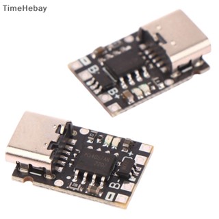 Timehebay โมดูลบอร์ดลิเธียม โพลิเมอร์ Type-C USB 5V 4.2V 18650 EN