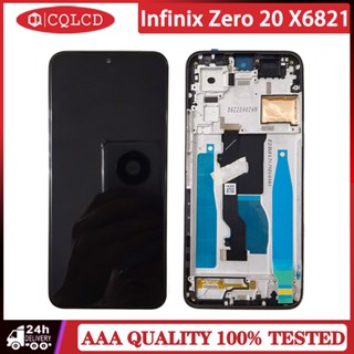 อะไหล่หน้าจอสัมผัส LCD แบบเปลี่ยน สําหรับ Infinix Zero 20 Zero20 X6821