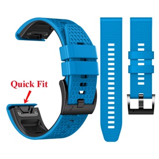 สายนาฬิกาข้อมือซิลิโคน คุณภาพสูง สําหรับ Garmin Approach S70 S62 S60 Enduro 2 Strap 26 มม. 22 มม.