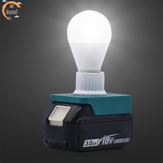 【IS】หลอดไฟ Led E27 12-60v 7w แบบพกพา สําหรับแบตเตอรี่ลิเธียม Makita 18v Bl Series