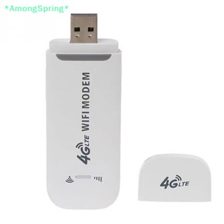 Amongspring&gt; เราเตอร์อินเตอร์เน็ตไร้สาย B1 3 5 4G เป็น LTE USB 2.4GHz 150Mbps คุณภาพสูง