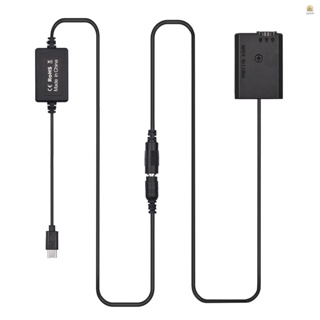 Pd สาย USB Type-C เป็นแบตเตอรี่ดัมมี่ NP-FW50 DC แบบเปลี่ยน สําหรับ A7S2 A7S A7 II R RII A7M2 A6000 A6300 A6500 A7000