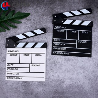 CHINK 30x27 ซม. Clapperboard Vlog บันทึกผู้กํากับภาพยนตร์ ฉากวิดีโอ