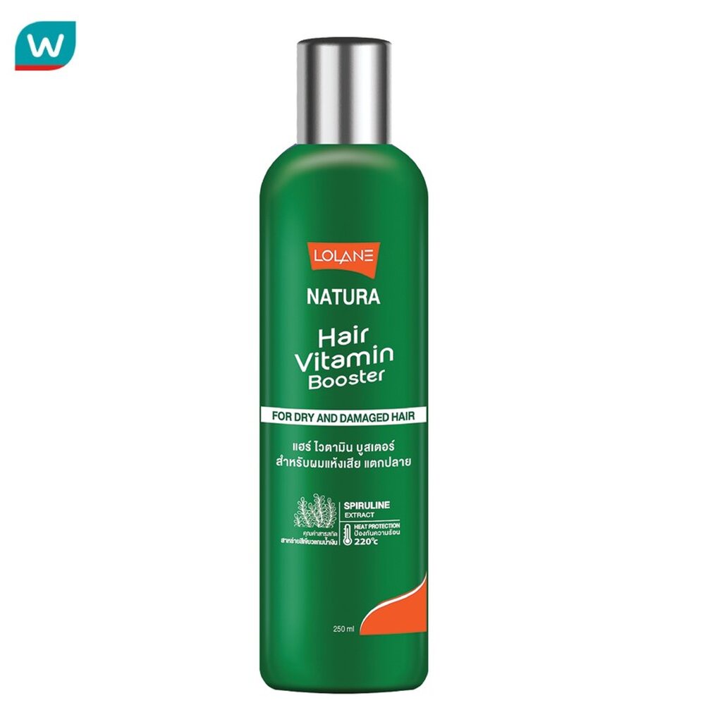 Natura เนทูร่า แฮร์ ไวตามิน บูสเตอร์ ฟอร์ ดราย แดเมจ แฮร์ 250 มล. ผมแห้งเสีย แตกปลาย