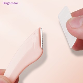 Brightstar 1/2/3 ชิ้น ที่กันคิ้ว มีดโกน ใบหน้า สําหรับผู้หญิง กรรไกรกันคิ้ว พร้อมหวี ที่กันคิ้ว มีดโกน ใหม่