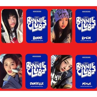 โปสการ์ดโลโม่ อัลบั้มใหม่ BUNNIES CLUB Kpop จํานวน 5 ชิ้น ต่อชุด