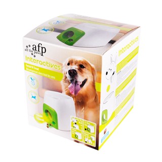 Pets Shop Automatic Dog Ball Launcher เครื่องขว้างลูกเทนนิสแบบโต้ตอบสำหรับในร่มกลางแจ้ง