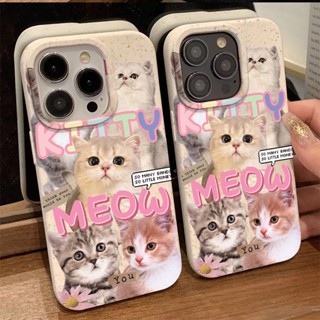 เคสโทรศัพท์มือถือ แบบนิ่ม กันกระแทก ลายแมวน่ารัก สําหรับ Apple Iphone 12plus 7 13 8max 1114pro