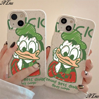 เคสโทรศัพท์มือถือ แบบนิ่ม ลายการ์ตูนโดนัลด์ดั๊ก กันกระแทก สําหรับ Iphone 12 11 8p 7ins 14promax 5S4D