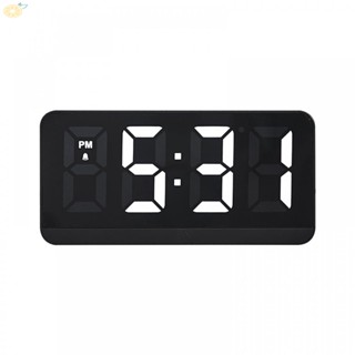 【VARSTR】Alarm Clock 1pc 5*AAA ABS Brightness Adjustment Clear DC5V Easy To Read