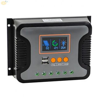 【VARSTR】Solar Controller 12V/24V/36V/48V Battery Charger LCD Digital PWM Regulator