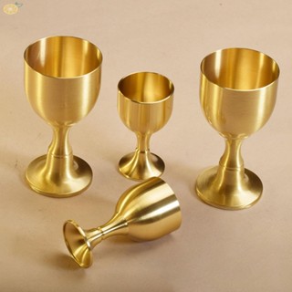 【VARSTR】Wine Glass Anti-rust Brass Gold Kitchen Bar Wine Set High Foot Wine Cup