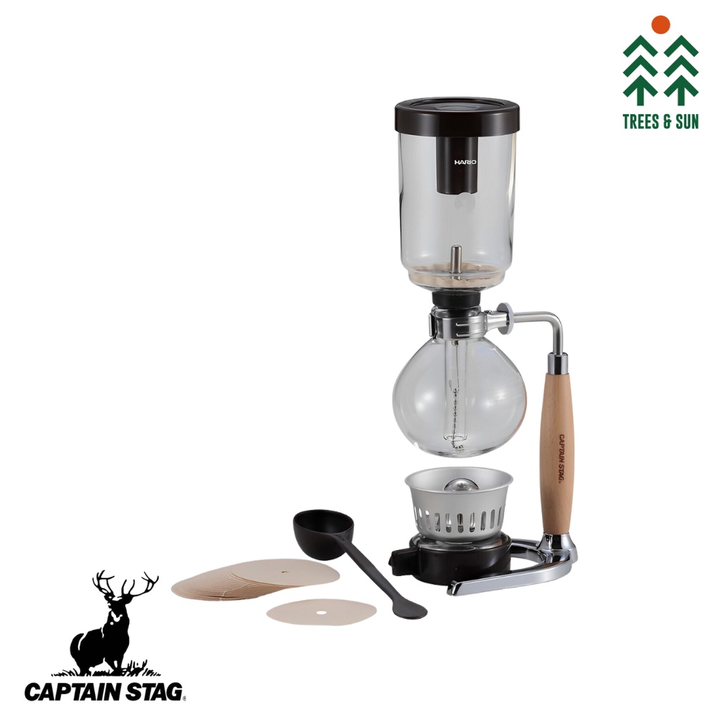 [Limited Edition] HARIO x Captain Stag Japan HARIO Coffee Siphon HARIO Coffee Syphon Technica (ด้ามไ