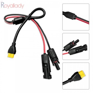 #ROYALLADY#Connecting แผงพลังงานแสงอาทิตย์ 16AWG XT60 สําหรับยานพาหนะ