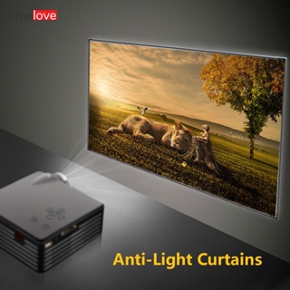 หน้าจอโปรเจคเตอร์ Simple Anti-Light Curtains 16:9 Portable Home 3D HD Digital Curtain Pojector Curtain homelove